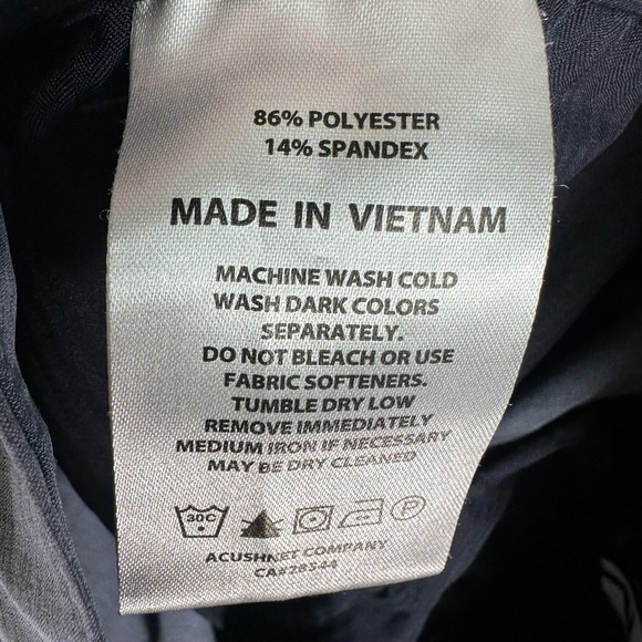 FootJoy Golf Shorts Mens 38 Heather Blue Stretch Performance Chino Flat Front - Picture 7 of 8